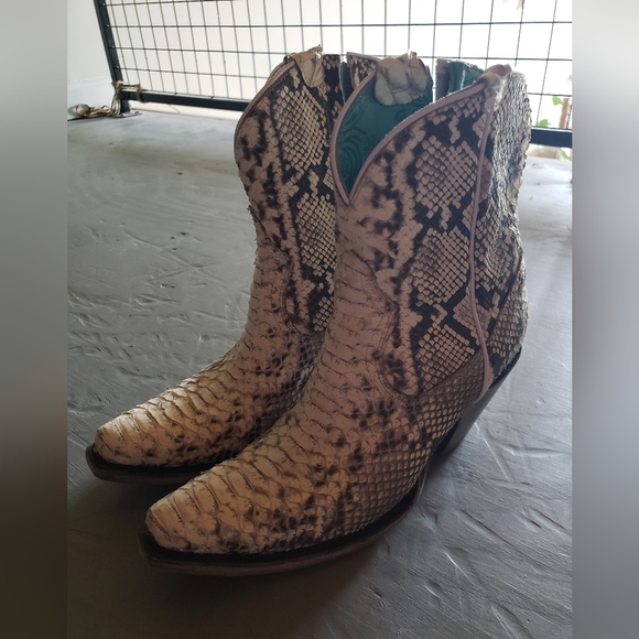 Genuine Python Cowboy Boots - Picture 3 of 6
